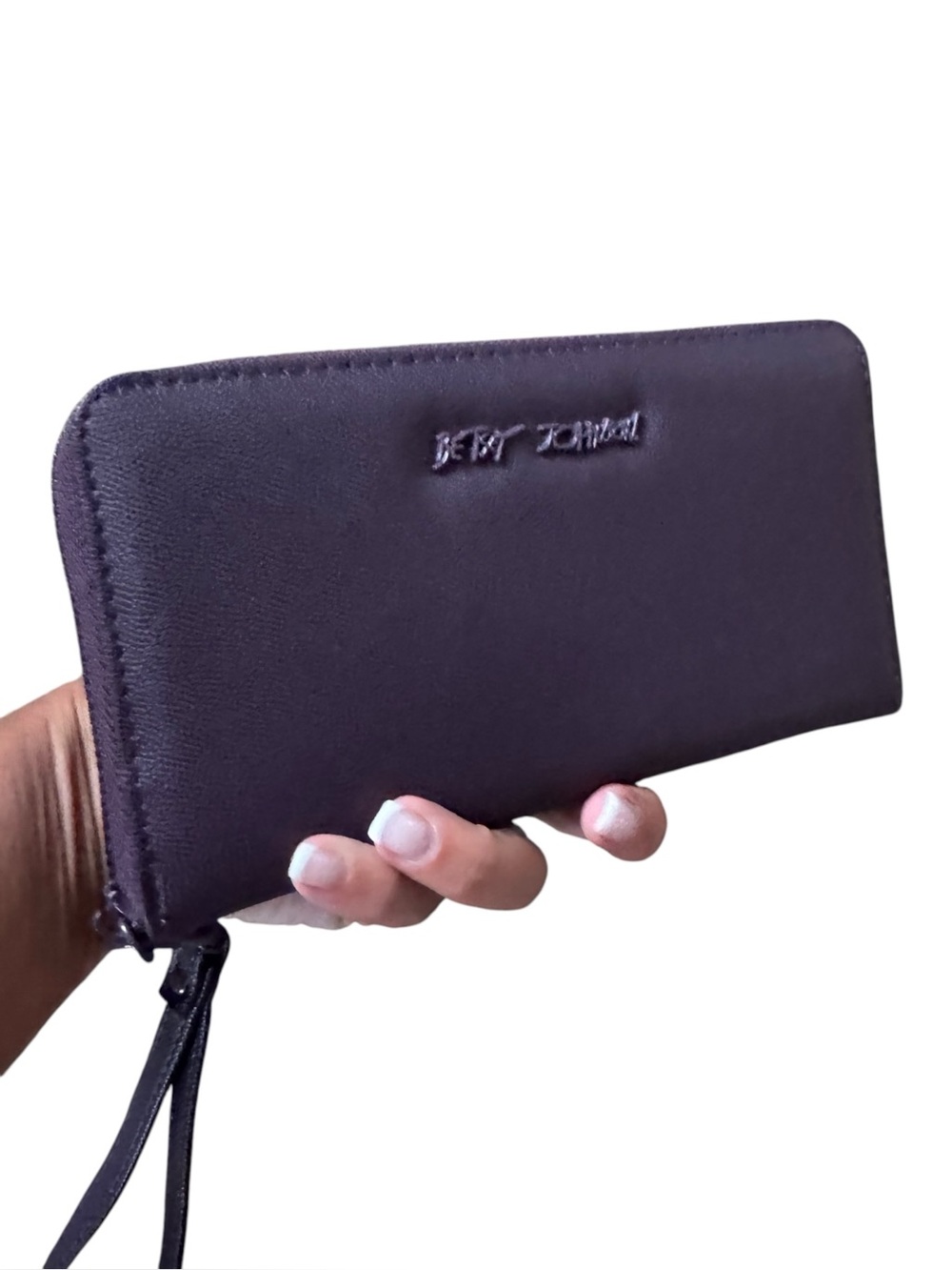 Betsey Johnson Deep Purple Zip-Around Wallet